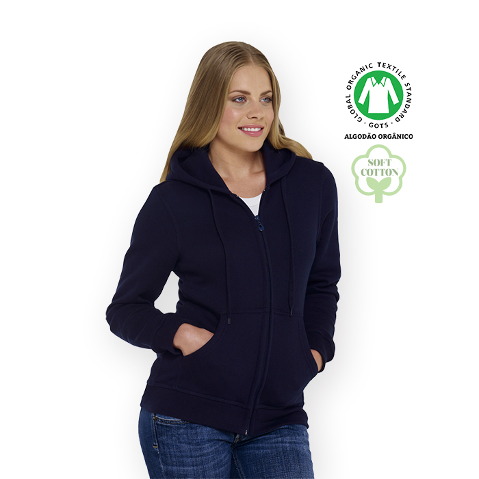 SWEATSHIRT C/ FECHO SENHORA