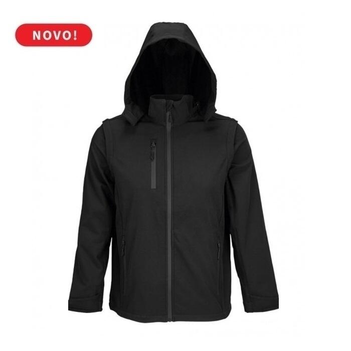 SOFTSHELL 3IN1 C/ FECHO E CAPUZ